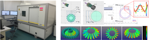 測定評価　：　どのような形状の歯車も測定可能