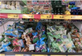 ドイツ国内スーパーの様子