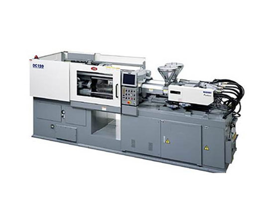 Two-colour injection machine