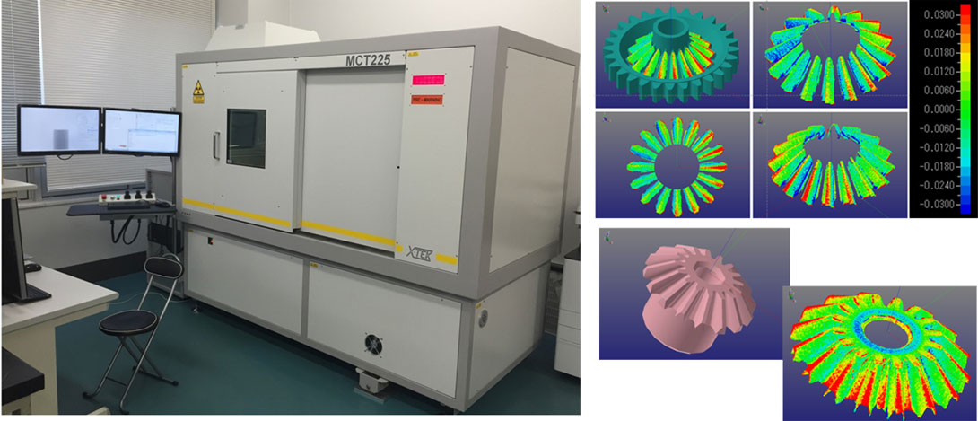 Measurement of an inner structure by Micro Xray-CT that was the first in the MIM industry