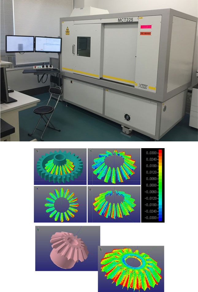 Measurement of an inner structure by Micro Xray-CT that was the first in the MIM industry